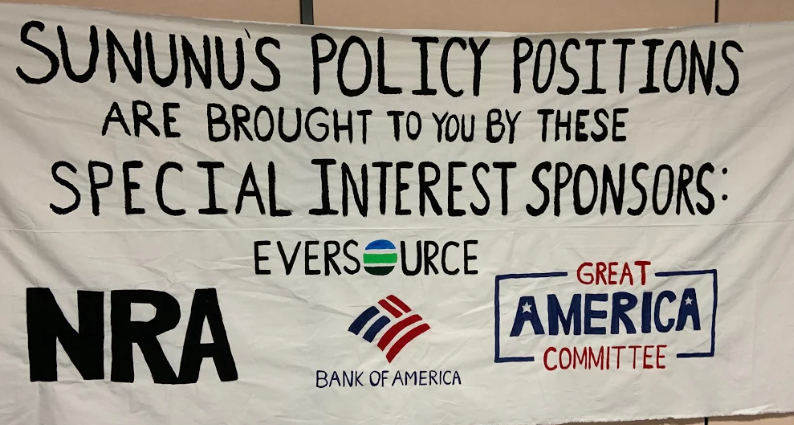 Homemade, anti-Sununu sign likely to make rounds